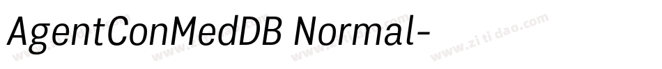 AgentConMedDB Normal字体转换